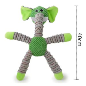 Indestructible Squeaky Dog Toy – Plush Animal Chew for Large Dogs